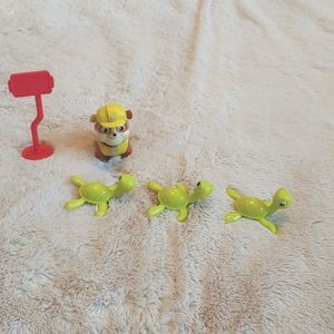 Paw Patrol Rubble and Sea Turtles